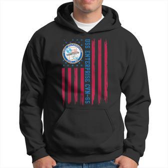 Uss Enterprise Cvn-65 Flag Aircraft Carrier Ship Veteran Hoodie - Thegiftio UK
