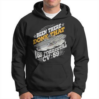 Uss Forrestal Gift For A Us Military Veteran Hoodie - Thegiftio UK