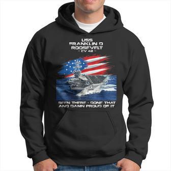 Uss Franklin D Roosevelt Cv 42 Aircraft Carrier Veteran Xmas Hoodie - Thegiftio UK