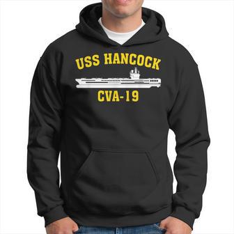 Uss Hancock Cva-19 Battle Ship Armies War Hoodie - Thegiftio UK