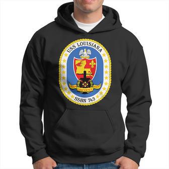 Uss Louisiana Ssbn743 Hoodie - Thegiftio UK