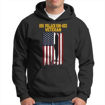 Uss Pollack Ssn-603 Submarine Veterans Day Father's Day Hoodie | Mazezy