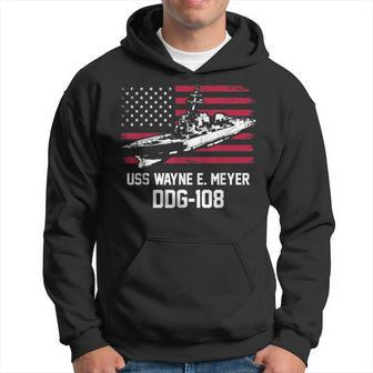 Uss Wayne E Meyer Ddg108 Hoodie - Thegiftio UK