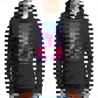 Vaporwave Aesthetic Outrun Synthwave Retrowave Hoodie - Thegiftio