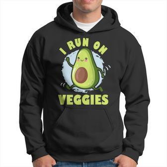 Vegan Marathon Running Run On Veggies Vegan Hoodie - Monsterry AU