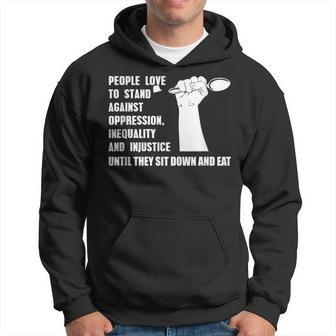 Vegan Quote For A Vegetarian Animal Rights Activists Hoodie | Mazezy