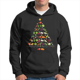 Vegetable Christmas Tree Ugly Christmas Sweater Hoodie - Monsterry AU