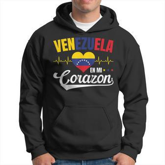 Venezuela En Mi Corazon Souvenirs For Your Native Country Hoodie - Monsterry DE