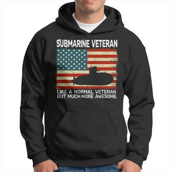Veteran Vets Usa Flag Submarine Veteran For Men And Submarine For Men 1 Veterans Hoodie - Monsterry UK