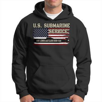 Veteran Vets Uss Lewis And Clark Ssbn644 Submarine Veteran Fathers Day 101 Veterans Hoodie - Monsterry UK