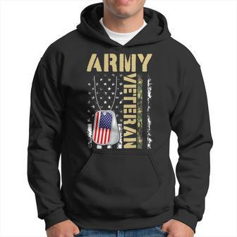 Veteran Vets Vintage Army Shirt Veteran Day American Flag Women Men 1 Veterans Hoodie - Monsterry DE