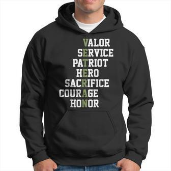 Veterans Day Veterans Thank You For Your Service Hoodie | Mazezy