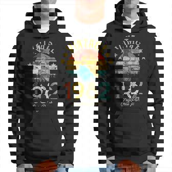 Vintage 1982 Made In 1982 41Th Birthday 41 Years Old Gift Hoodie | Mazezy