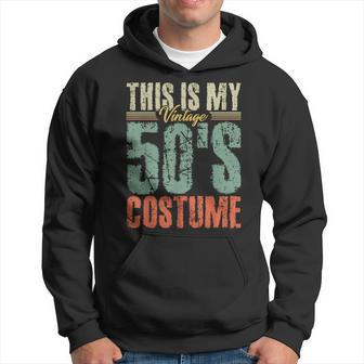 Vintage 50S Costume 50S Outfit 1950S Fashion 50 Theme Party Hoodie | Mazezy
