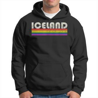 Vintage 80S Style Iceland Gay Pride Month Hoodie | Mazezy