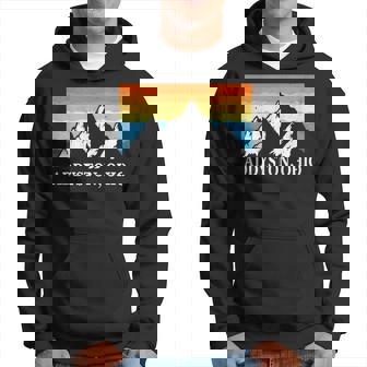 Vintage Addyston Ohio Mountain Hiking Souvenir Print Hoodie | Mazezy