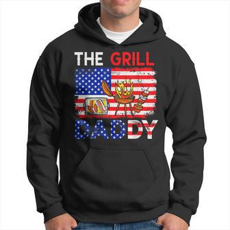 Vintage American Flag The Grill Dad Costume Bbq Grilling Hoodie - Seseable