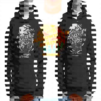 Vintage Arrowhead Springs Wyoming Mountain Souvenir Print Hoodie | Mazezy
