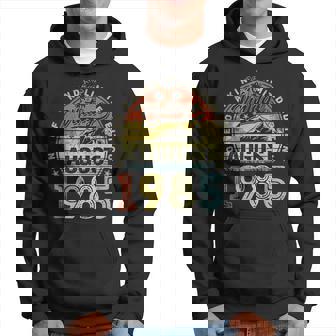 Vintage August 1985 38Th Birthday 38 Years Old Gifts Mens August Funny Gifts Hoodie | Mazezy