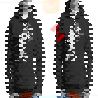 Vintage Canadian Bigfoot And Rock'n Roll Canada Day Hoodie - Seseable