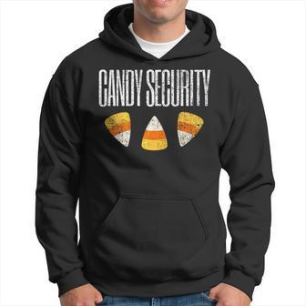 Vintage Candy Security Funny Halloween Candy Corn Gift Halloween Funny Gifts Hoodie | Mazezy