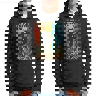 Vintage Catzilla Japan Kitty Cat Lovers Halloween Halloween Funny Gifts Hoodie | Mazezy