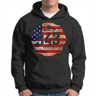 Vintage Design 343 Never Forget Memorial Day 911 Hoodie | Mazezy