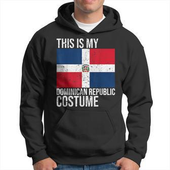 Vintage Dominican Republic Flag Costume Design For Halloween Dominican Republic Funny Gifts Hoodie | Mazezy
