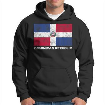 Vintage Dominican Republic Flag Republica Dominicana Hoodie | Mazezy