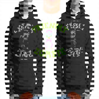 Vintage Friendly Zombies Funny Halloween Kids Party Halloween Funny Gifts Hoodie | Mazezy