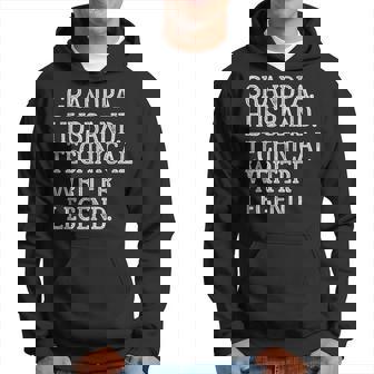 Vintage Grandpa Husband Technical Writer Legend Hoodie - Thegiftio UK