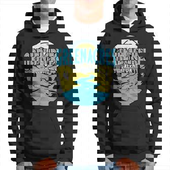 Vintage Greenacres California River Valley Souvenir Print Hoodie | Mazezy
