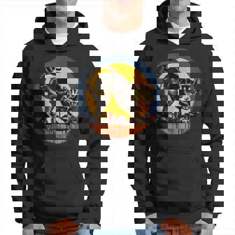 Vintage Halloween Cat Its Retro Spooky Halloween Funny Gifts Hoodie | Mazezy