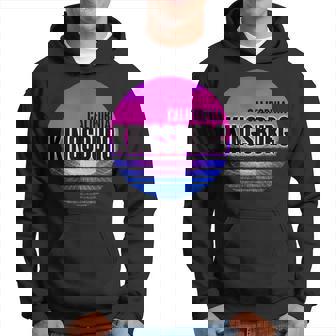 Vintage Kingsburg Vaporwave California Hoodie | Mazezy