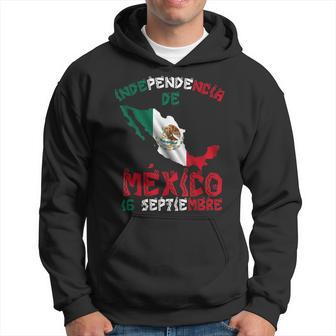 Vintage Mexico Flag 16Th September Mexican Independence Day Hoodie - Seseable