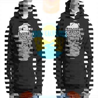 Vintage Orosi California River Valley Souvenir Print Hoodie | Mazezy