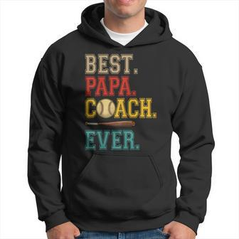 Vintage Papa Coach Ever Costume Baseball Player Coach  Hoodie