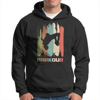 Vintage Parkour Freerunner Retro Rooftopping Hoodie | Mazezy