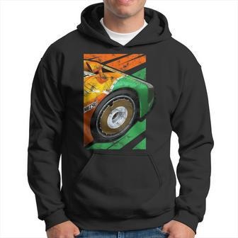 Vintage Race Car Old School 90S 80S Racing Livery Design 90S Vintage Designs Funny Gifts Hoodie | Mazezy