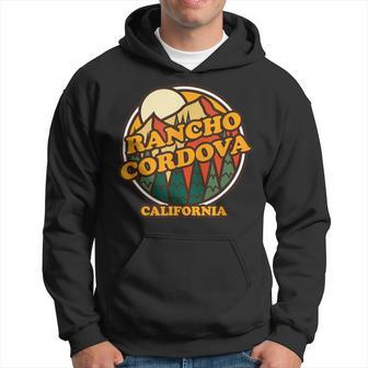 Vintage Rancho Cordova California Mountain Hiking Souvenir Hoodie | Mazezy