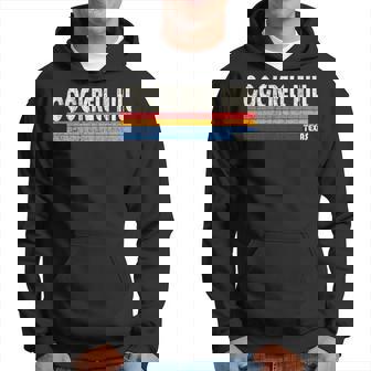 Vintage Retro 70S 80S Style Hometown Of Cockrell Hill Tx Hoodie | Mazezy