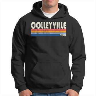 Vintage Retro 70S 80S Style Hometown Of Colleyville Tx Hoodie | Mazezy UK