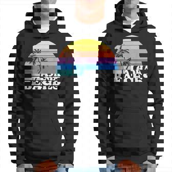 Vintage Retro Aloha Beaches Beach Tropical Vacation Gifts Vacation Funny Gifts Hoodie | Mazezy