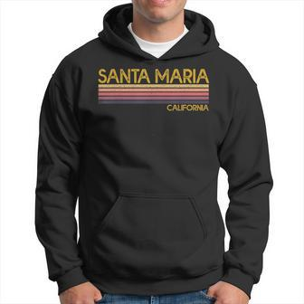 Vintage Retro Style Santa Maria California Hoodie | Mazezy