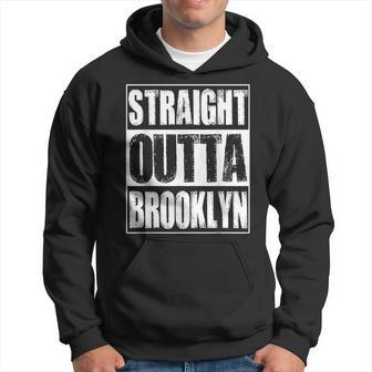 Vintage Straight Outta Brooklyn New York Gift Brooklyn Funny Gifts Hoodie | Mazezy