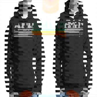 Vintage Stripes Amlin Oh Hoodie | Mazezy