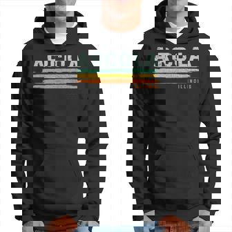 Vintage Stripes Arcola Il Hoodie | Mazezy