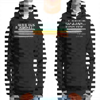 Vintage Stripes La Habra Heights Ca Hoodie | Mazezy