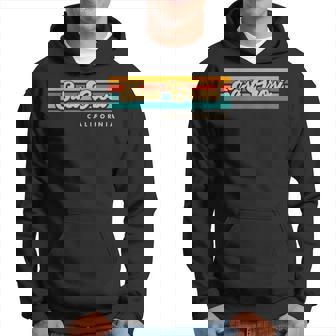 Vintage Sunset Stripes East Orosi California Hoodie | Mazezy