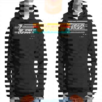 Vintage Sunset Stripes Forsan Texas Hoodie | Mazezy
